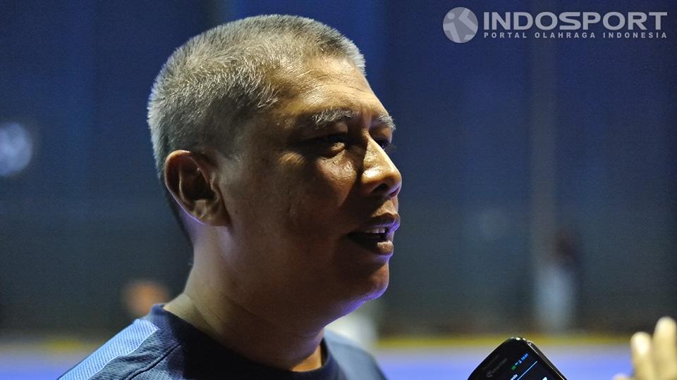 Pelatih timnas futsal, Dadang Iskandar.